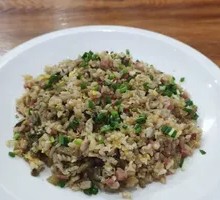 Salted Vegetable and Pork Stir-Fried Rice