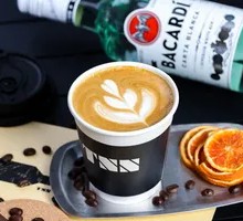 Orange-infused Latte (Alcoholic)