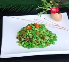 Bell Pepper Stir-fried with Edamame
