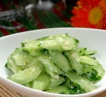 Hammered Cucumber Salad