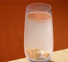 Sugar cane, water chestnut and coconut water