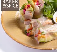 Vietnamese Lemongrass Chicken Avocado Spring Rolls