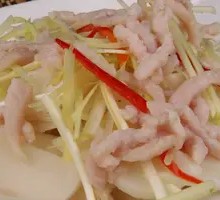 Shredded Pork with Leek Greens