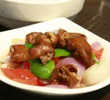 Onion Stir-fried Intestine