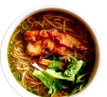 Braised Pork and Fish Noodles