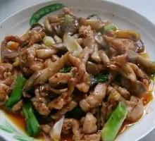 Bamboo Mushroom and Pork Shreds