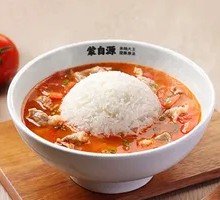 Tomato Beef Chicken Rice Soup