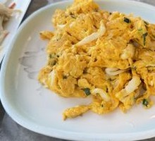 Silver Fish Stir-fried with Free-range Eggs