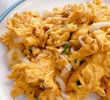 Silver Fish Stir-fried with Free-range Eggs