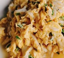 Silver Fish Fried with Eggs