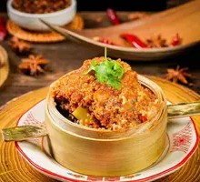 Steamed Pork Ribs with Rice Flour