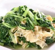 Tofu Skin with Greens