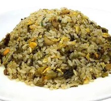 Shredded Pork with Pickled Mustard Greens Fried Rice