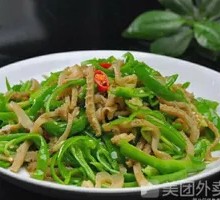 Green Pepper Stir-fried Lamb Tripe