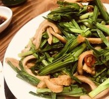 Stir-fried Sheep Tripe with Garlic