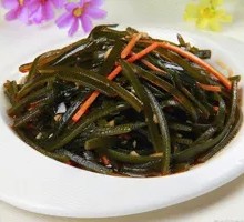 Cold-mixed kelp strands