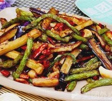 Eggplant and Green Bean Stir-Fry