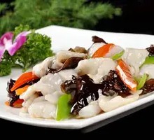 Scallion Oil Black Fish Slices