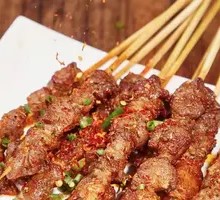 Freshly Cut Lamb Skewers