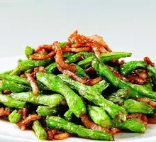 String Beans with Shredded Pork
