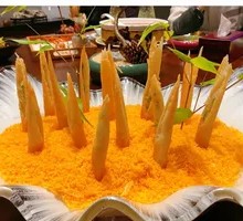 Golden Cod with Bamboo Shoots