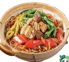 Pork and Green Bean Stew Noodles