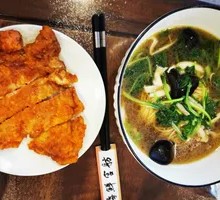 Pan-fried Pork Cutlet Noodles