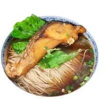 Scallion Fried Fish Noodles