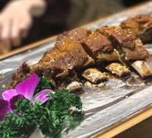 Charcoal-Grilled Lamb Ribs