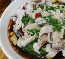 Black Fish Slices with Mei Ji Sauce
