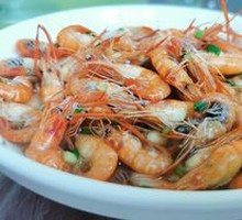 Boiled Shrimp in Salt Water