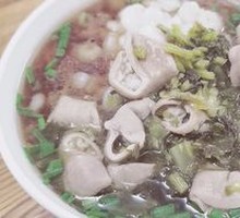 Intestine Noodles with Shrimp