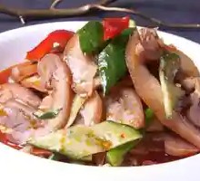 Pork Head Meat with Cucumber