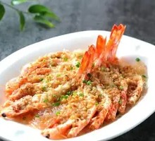 Garlic Shrimp with Rice Noodles