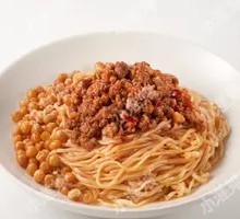 Spicy Pork and Pea Noodles