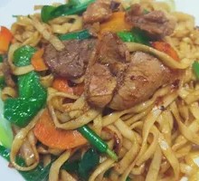 Beef Noodle Stir-Fry with Soup