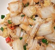 Fried Pork Crumbs with Baby Bok Choy