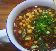 Spicy Broad Noodles with Pea Paste