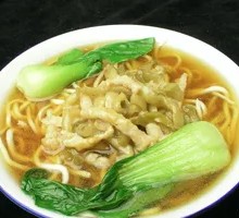 Vegetable and Pork Noodles