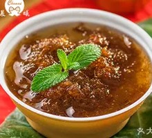 Pear Juice Simmered with Dragon's Brain