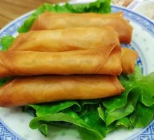 Crab Roe Spring Rolls