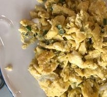 Silver Fish Fried with Eggs
