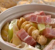 Salted Pork and Tofu Skin Stew