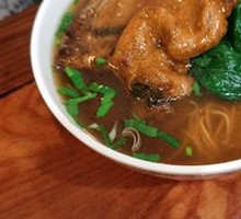 Fried Fish and Pork Cutlet Noodles