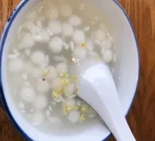 Sweet Rice Balls in Fermented Wine