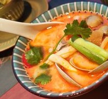 Signature Tom Yum Seafood Soup