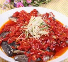 Steamed Fish Head with Chopped Chili