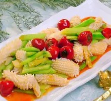 Pickled Chili Squid Flowers