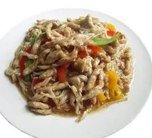 Shredded Pork with Enoki Mushrooms