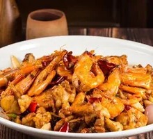 Steamed Shrimp with Sauce